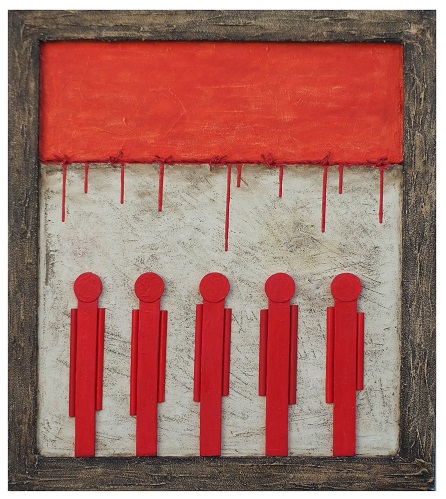 THE WALL -  (opera su tavola) - 