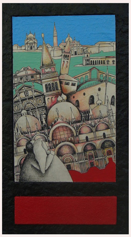  VENEZIA - opera su tavola-  